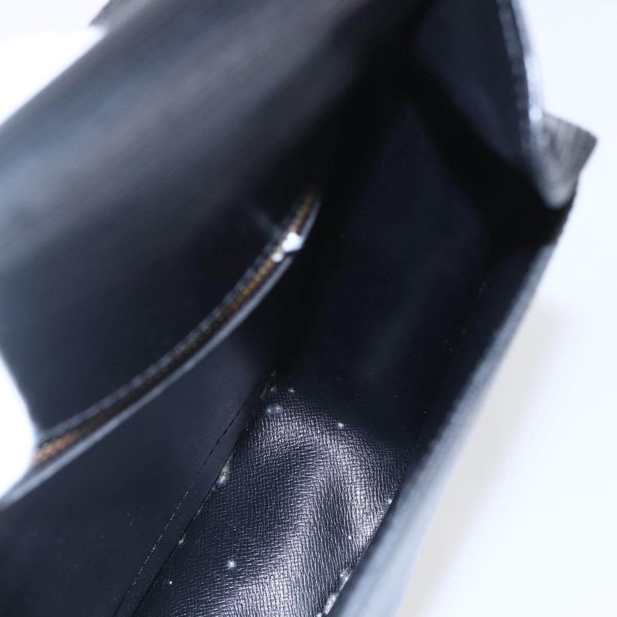 LOUIS VUITTON Epi Saint Cloud GM Shoulder Bag Black Noir M52192 LV Auth BA8328