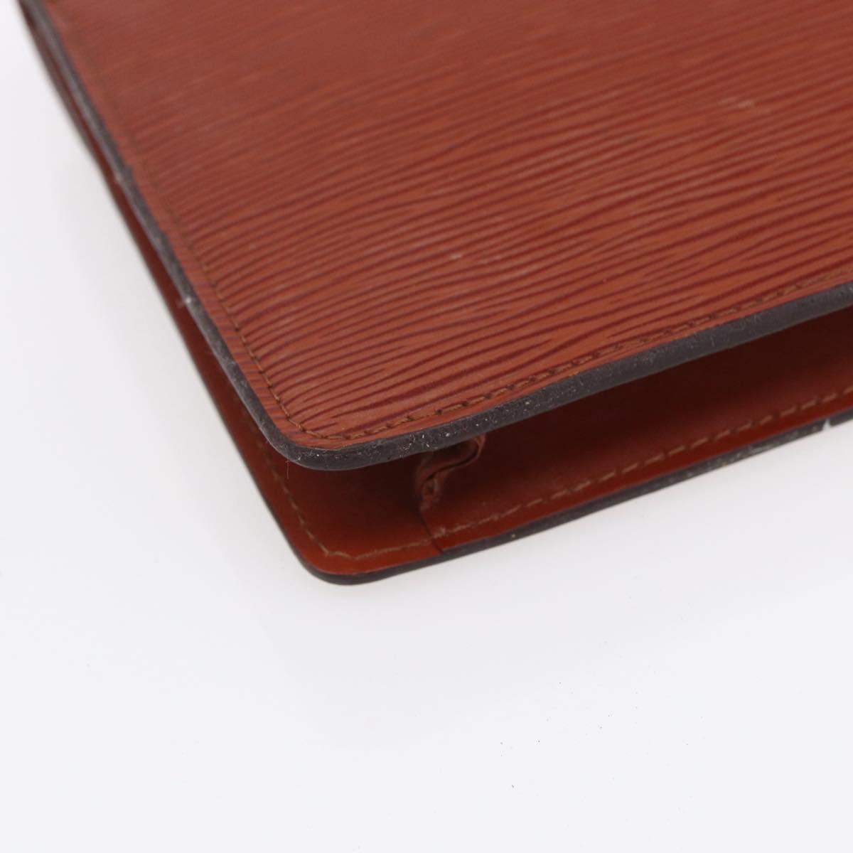 LOUIS VUITTON Epi Montaigne 23 Clutch Bag Brown M52663 LV Auth BA8329