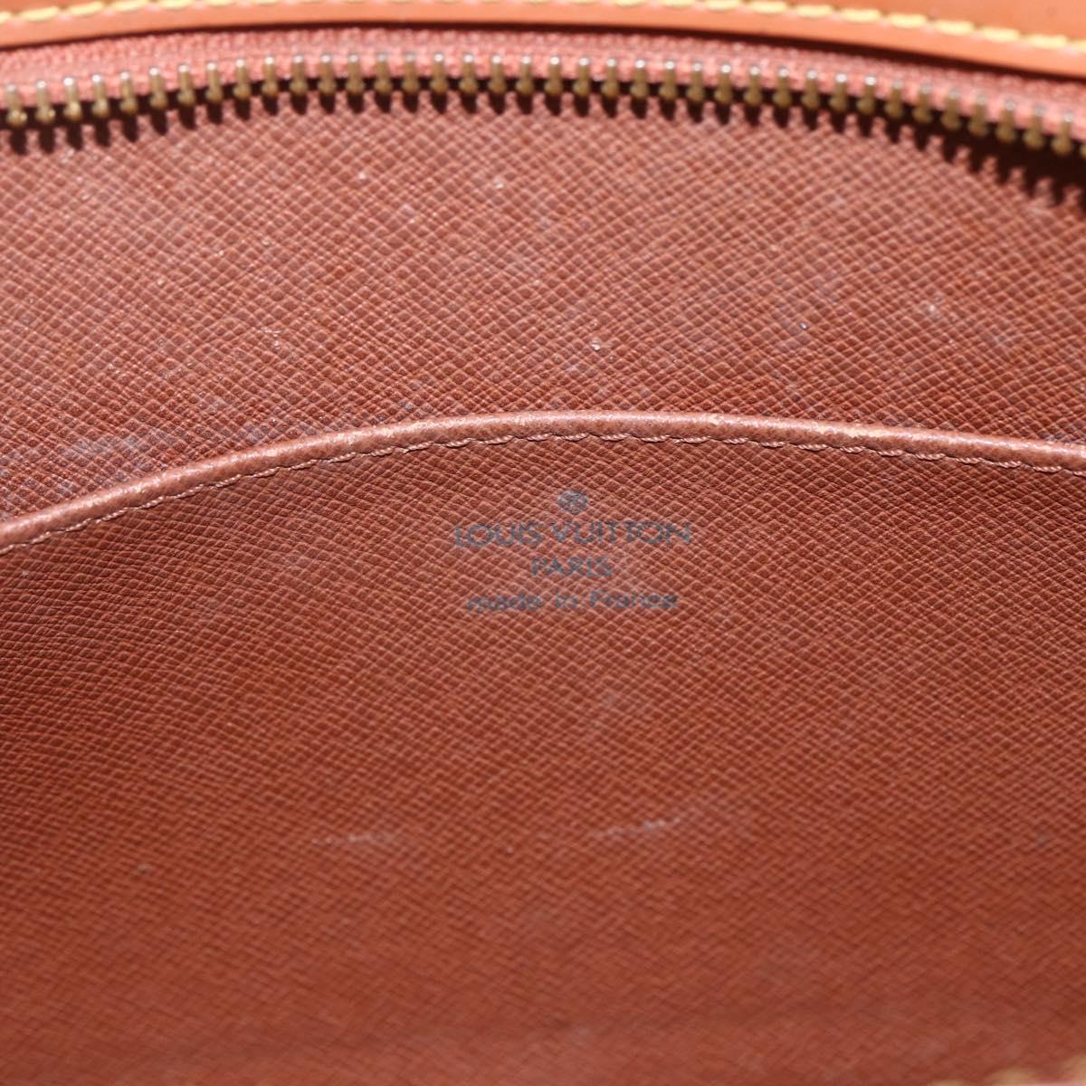 LOUIS VUITTON Epi Pochette Homme Bag Brown Zipangu Gold M52528 LV Auth BA8330