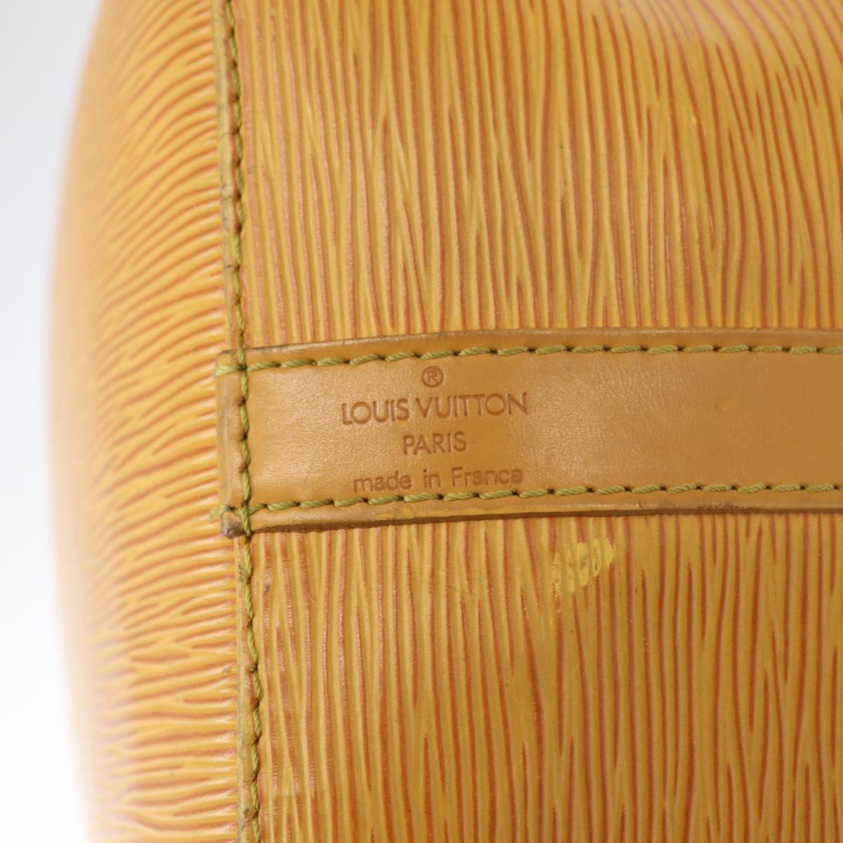 LOUIS VUITTON Epi Petit Noe Shoulder Bag Yellow M44109 LV Auth BA8332