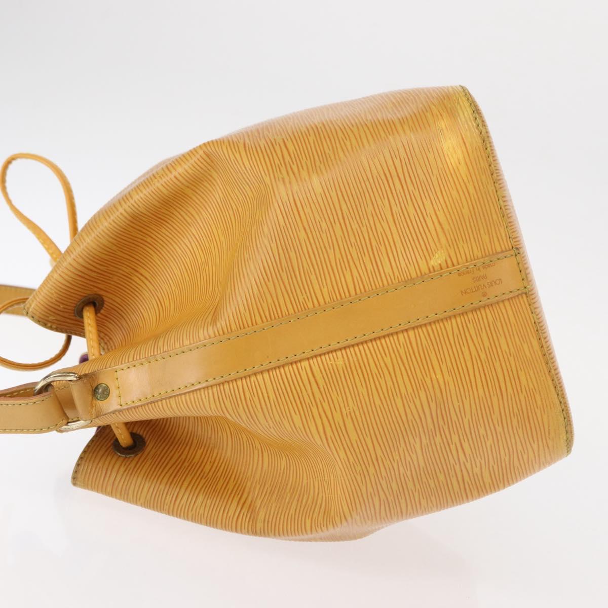 LOUIS VUITTON Epi Petit Noe Shoulder Bag Yellow M44109 LV Auth BA8332