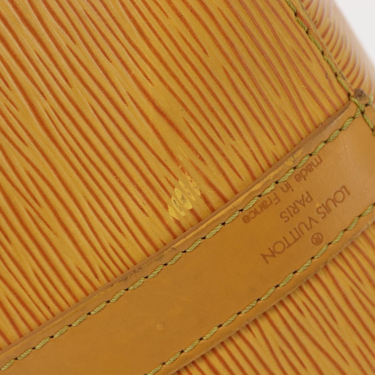 LOUIS VUITTON Epi Petit Noe Shoulder Bag Yellow M44109 LV Auth BA8332