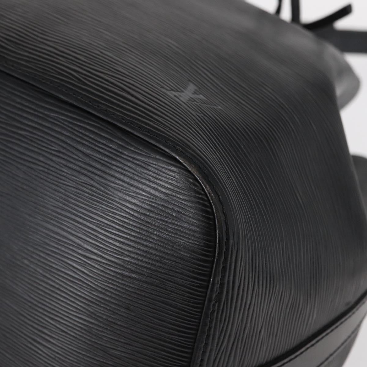 LOUIS VUITTON Epi Petit Noe Shoulder Bag Black M44102 LV Auth BA8333