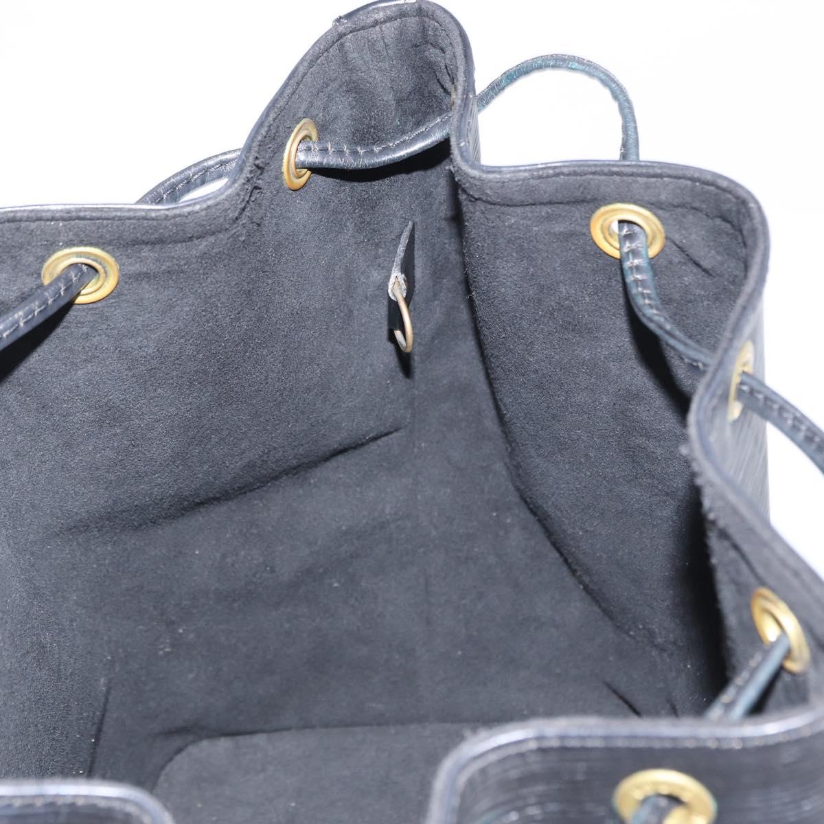 LOUIS VUITTON Epi Petit Noe Shoulder Bag Black M44102 LV Auth BA8333