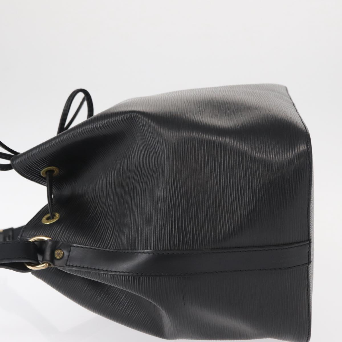 LOUIS VUITTON Epi Petit Noe Shoulder Bag Black M44102 LV Auth BA8333