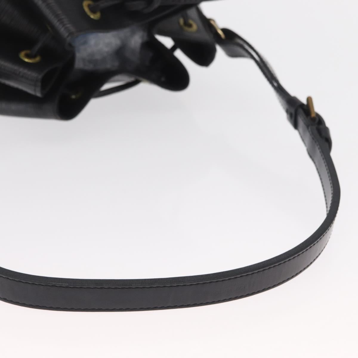 LOUIS VUITTON Epi Petit Noe Shoulder Bag Black M44102 LV Auth BA8333