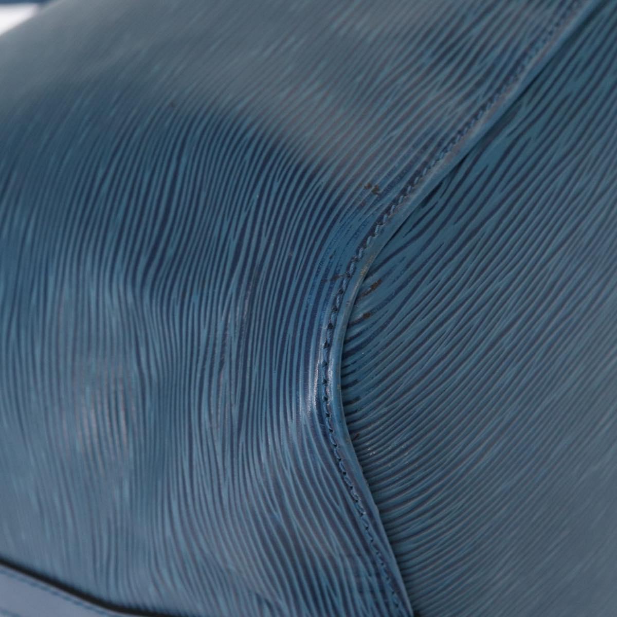 LOUIS VUITTON Epi Petit Noe Shoulder Bag Blue M44105 LV Auth BA8334