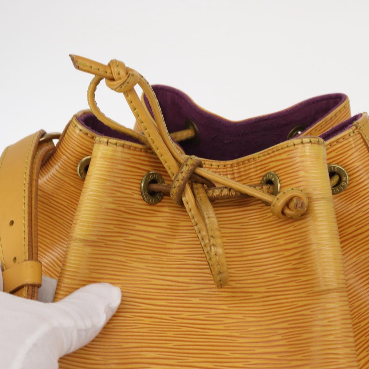 LOUIS VUITTON Epi Noe Shoulder Bag Tassili Yellow M44009 LV Auth BA8335