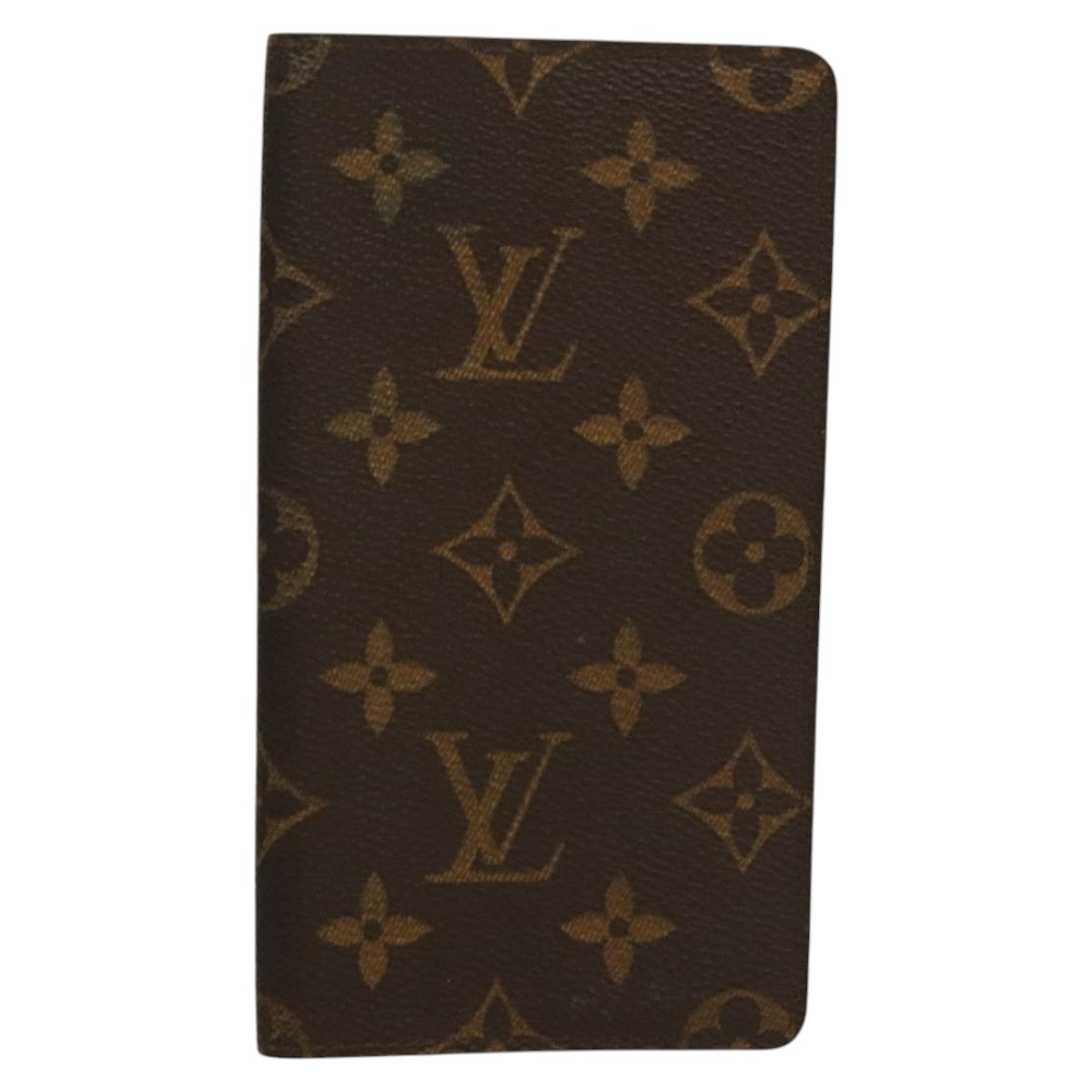 LOUIS VUITTON Monogram Agenda Poche Note Cover R20503 LV Auth BA834