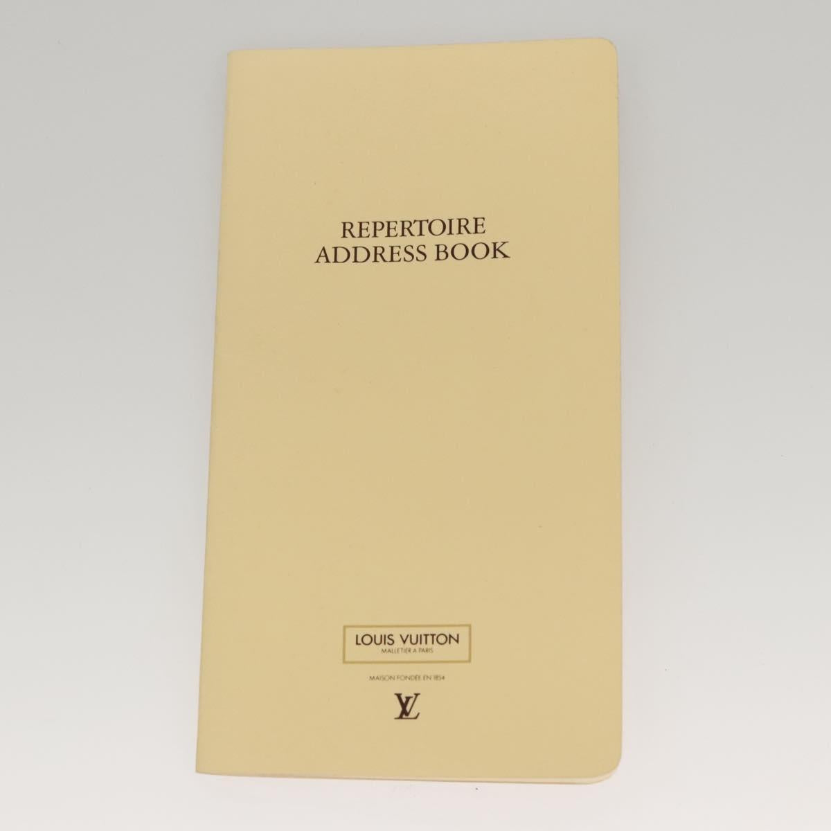 LOUIS VUITTON Monogram Agenda Poche Note Cover R20503 LV Auth BA834