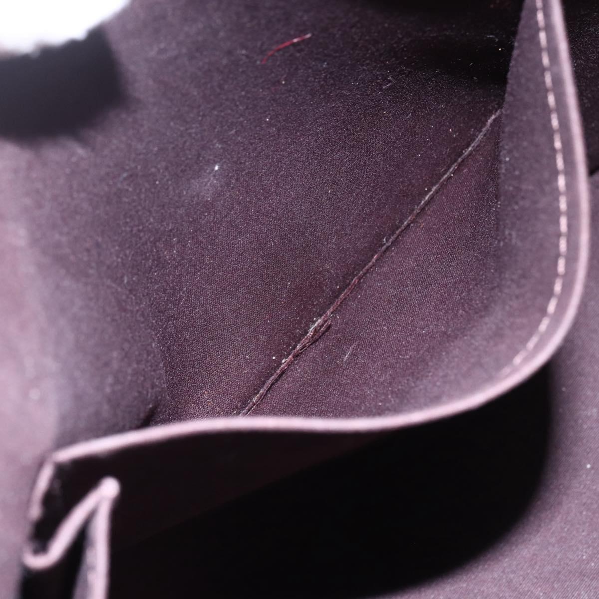 LOUIS VUITTON Monogram Vernis Bellevue GM Tote Bag Amarante M93589 Auth BA8346