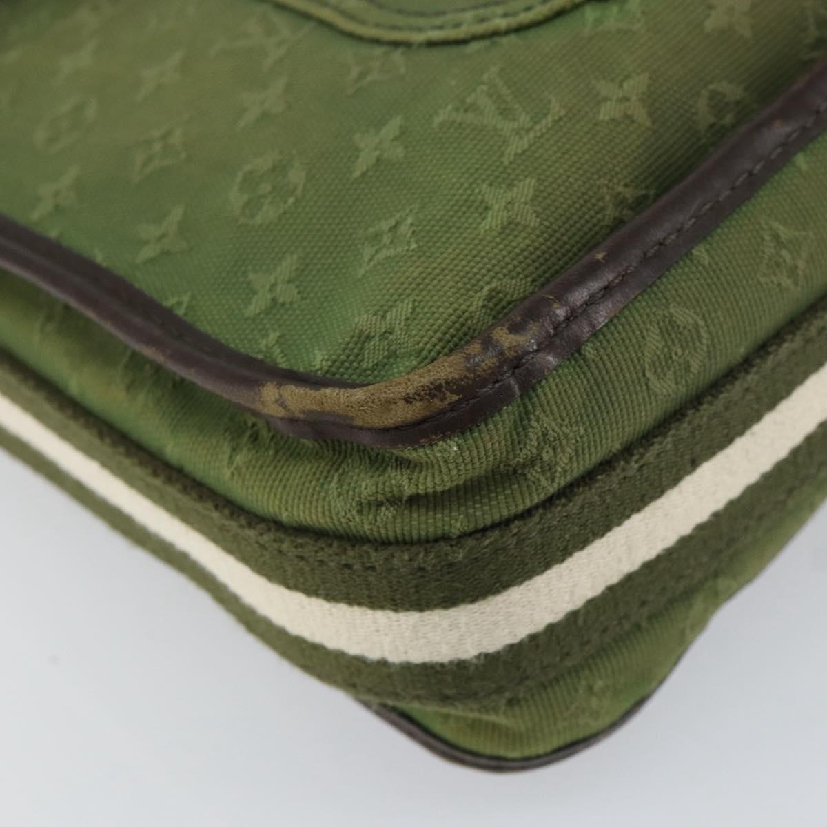 LOUIS VUITTON Monogram Mini Besace Mary Kate Bag TST Khaki M92322 LV Auth BA8348