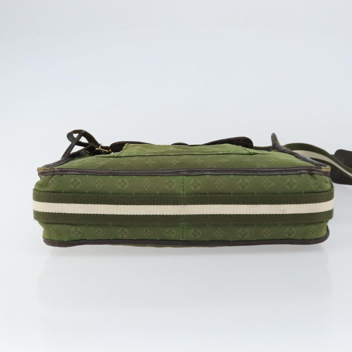 LOUIS VUITTON Monogram Mini Besace Mary Kate Bag TST Khaki M92322 LV Auth BA8348