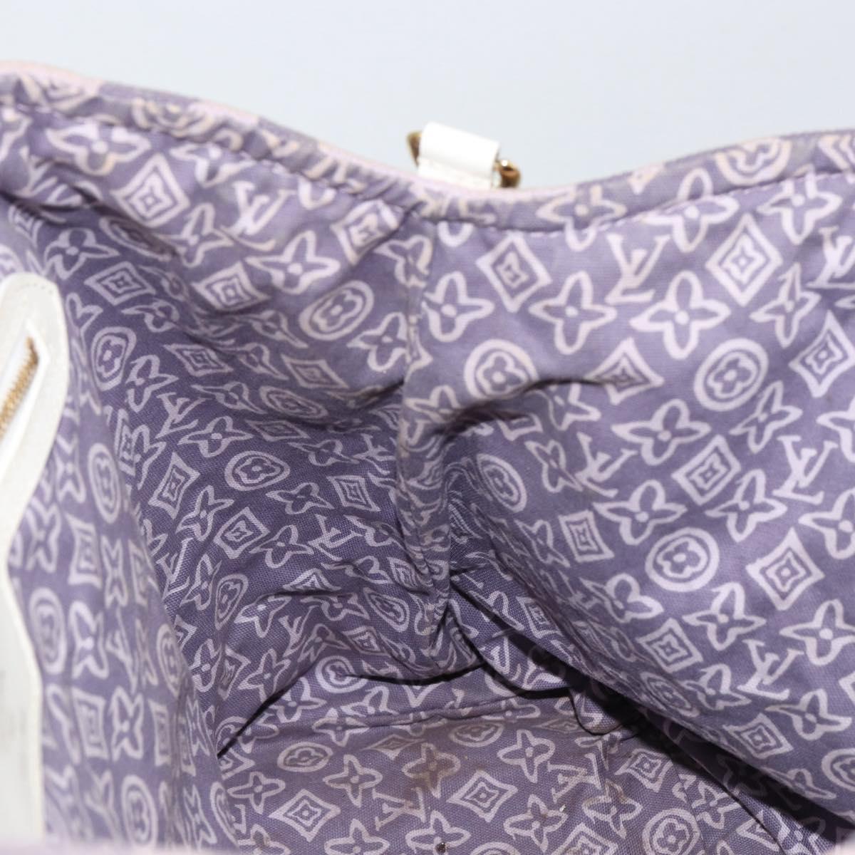 LOUIS VUITTON Cruise Line Taicienne PM Bag Canvas Lila M95680 LV Auth BA8349