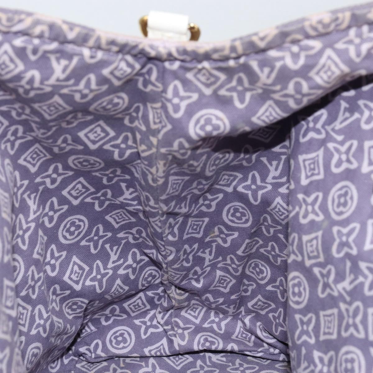 LOUIS VUITTON Cruise Line Taicienne PM Bag Canvas Lila M95680 LV Auth BA8349