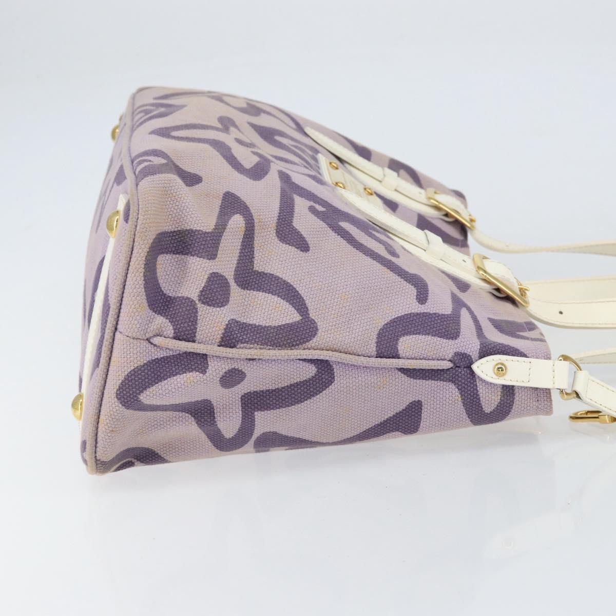 LOUIS VUITTON Cruise Line Taicienne PM Bag Canvas Lila M95680 LV Auth BA8349