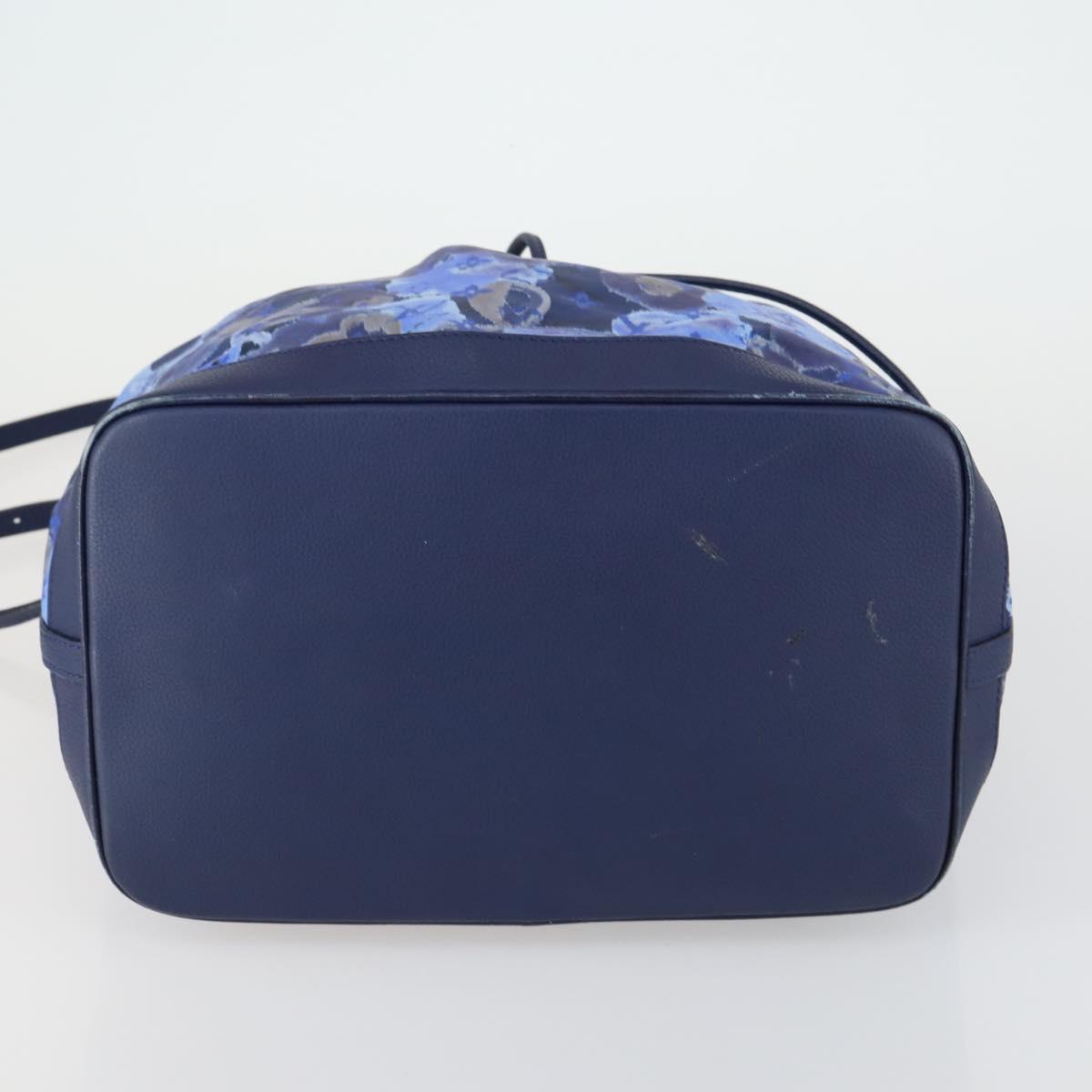 LOUIS VUITTON Ikat Flower Noeful MM Bag 2way Grand blue M94312 LV Auth BA8350