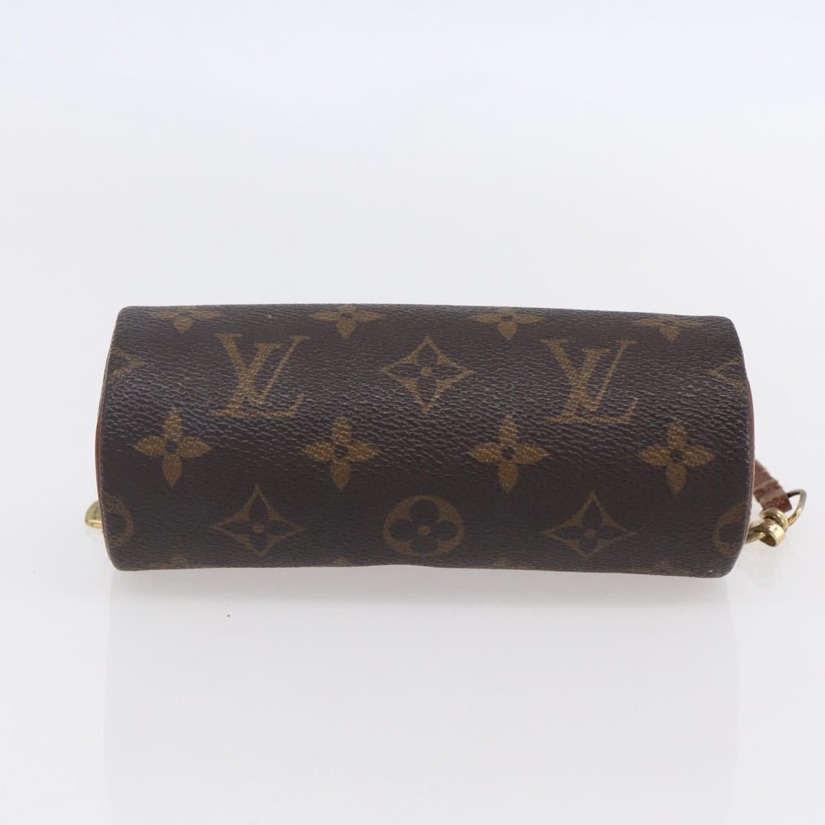 LOUIS VUITTON Monogram Papillon Pouch LV Auth BA8353