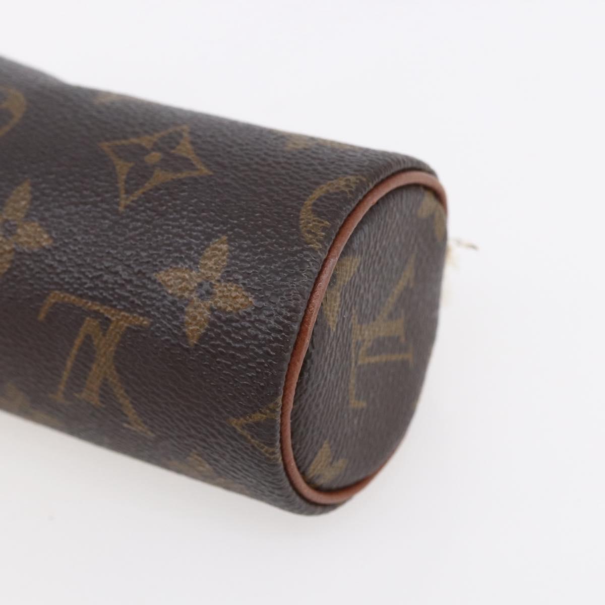 LOUIS VUITTON Monogram Papillon Pouch LV Auth BA8353