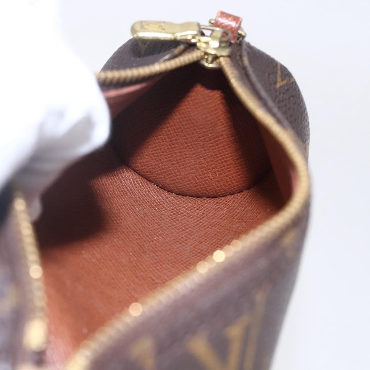 LOUIS VUITTON Monogram Papillon Pouch LV Auth BA8353