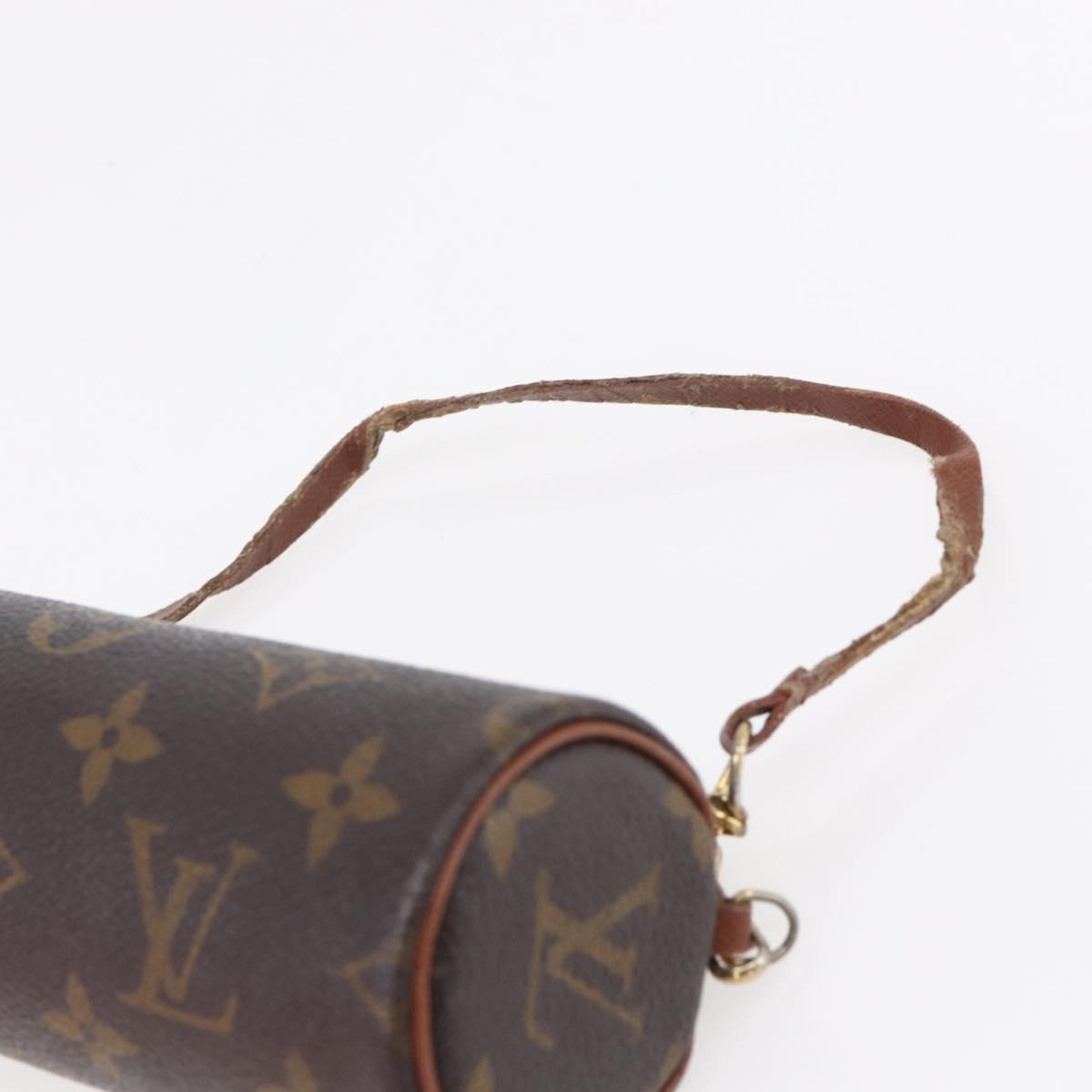 LOUIS VUITTON Monogram Papillon Pouch LV Auth BA8353