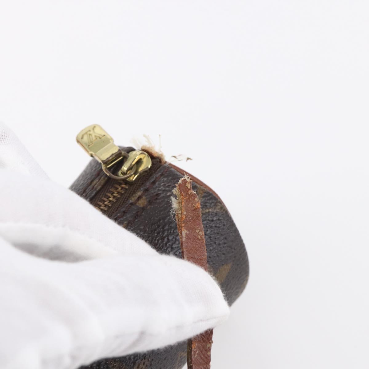 LOUIS VUITTON Monogram Papillon Pouch LV Auth BA8353