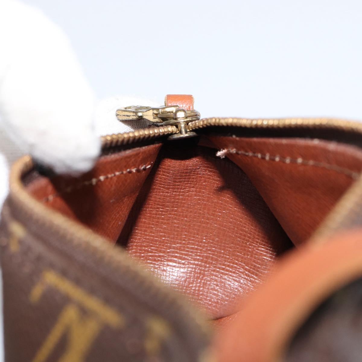 LOUIS VUITTON Monogram Papillon Pouch Pouch LV Auth BA8355