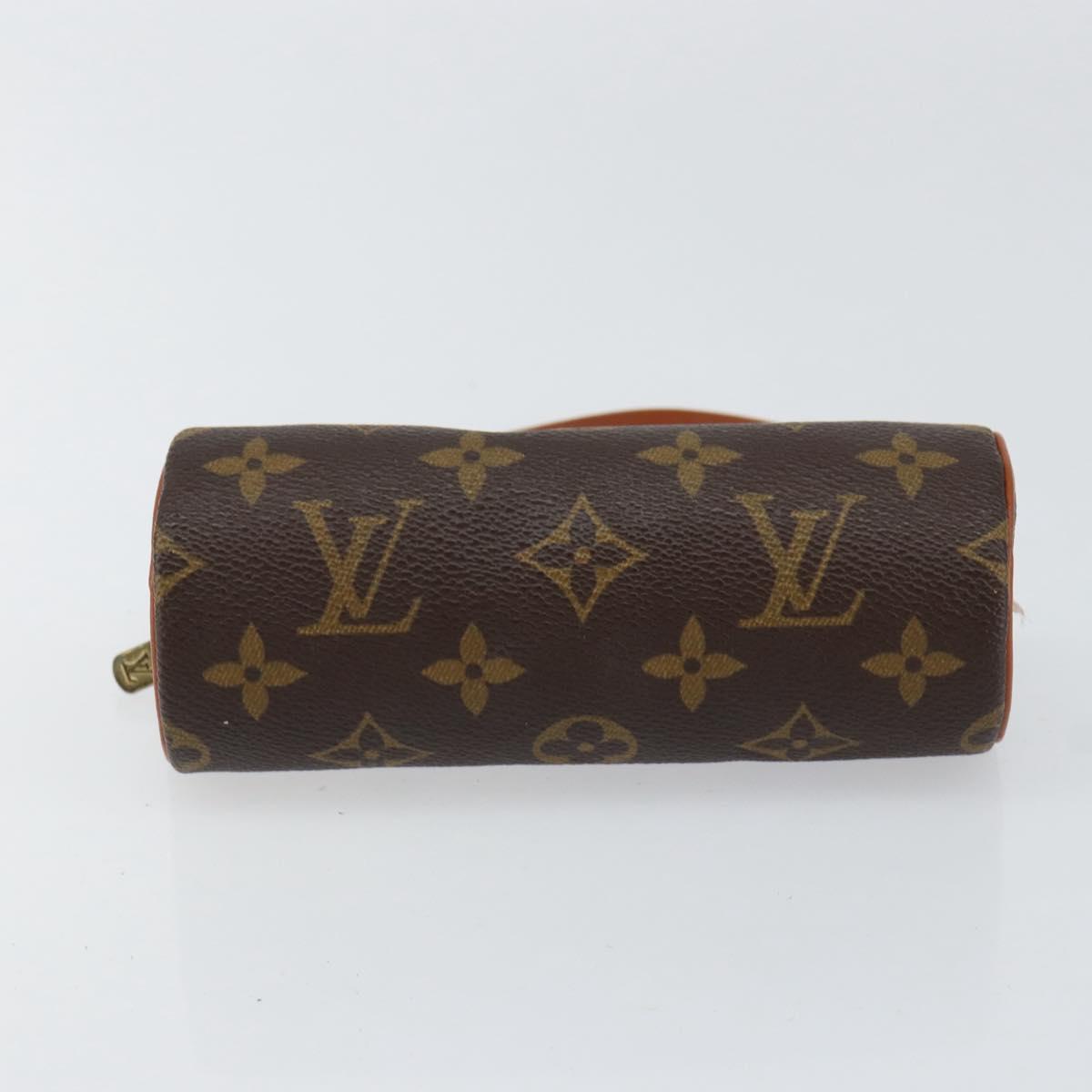 LOUIS VUITTON Monogram Papillon Pouch Pouch LV Auth BA8355