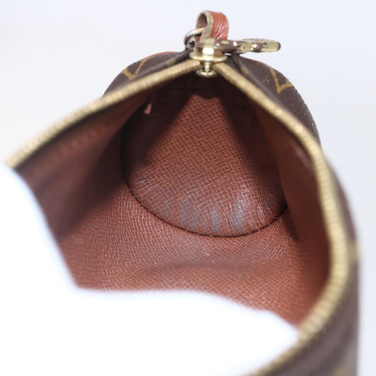 LOUIS VUITTON Monogram Papillon Pouch LV Auth BA8356