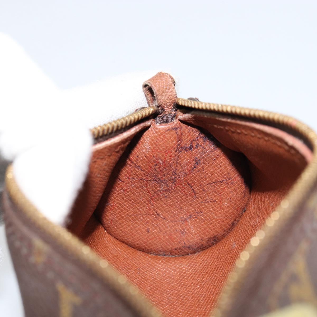 LOUIS VUITTON Monogram Papillon Pouch LV Auth BA8357