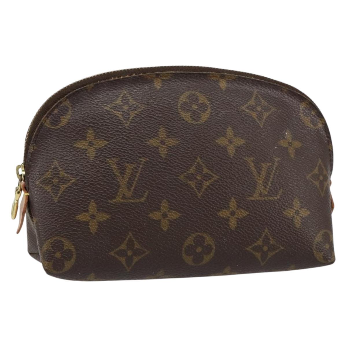 LOUIS VUITTON Monogram Pochette Cosmetic PM Pouch M43998 LV Auth BA8358