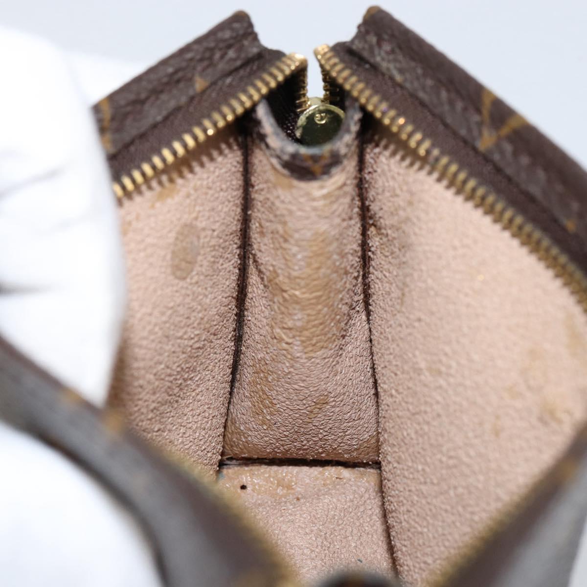 LOUIS VUITTON Monogram Poche Toilette 15 Pouch M47546 LV Auth BA8359