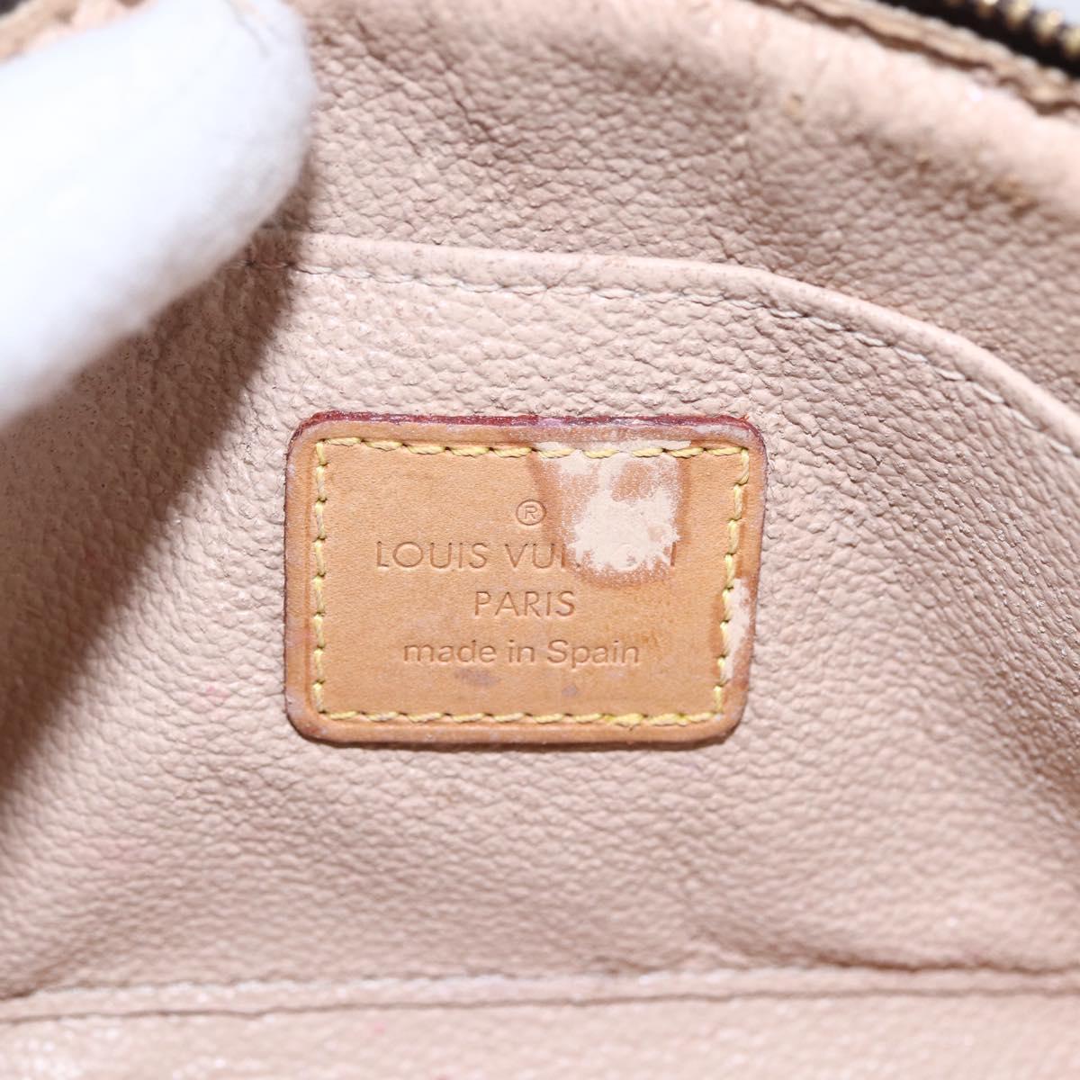 LOUIS VUITTON Monogram Pochette Cosmetic PM Pouch M43998 LV Auth BA8360
