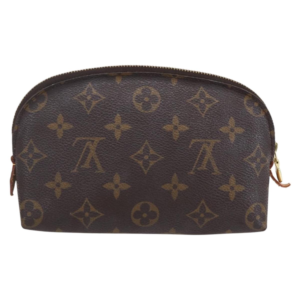 LOUIS VUITTON Monogram Pochette Cosmetic PM Pouch M43998 LV Auth BA8360