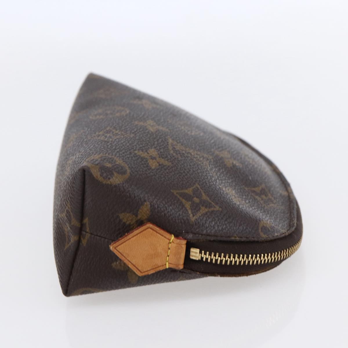 LOUIS VUITTON Monogram Pochette Cosmetic PM Pouch M43998 LV Auth BA8360