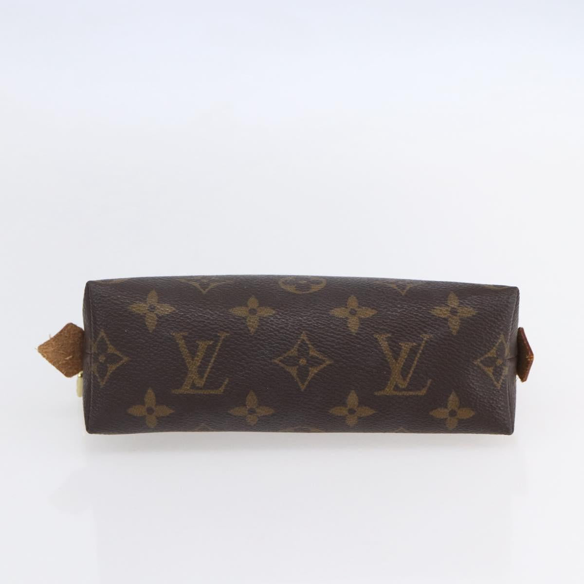 LOUIS VUITTON Monogram Pochette Cosmetic PM Pouch M43998 LV Auth BA8360