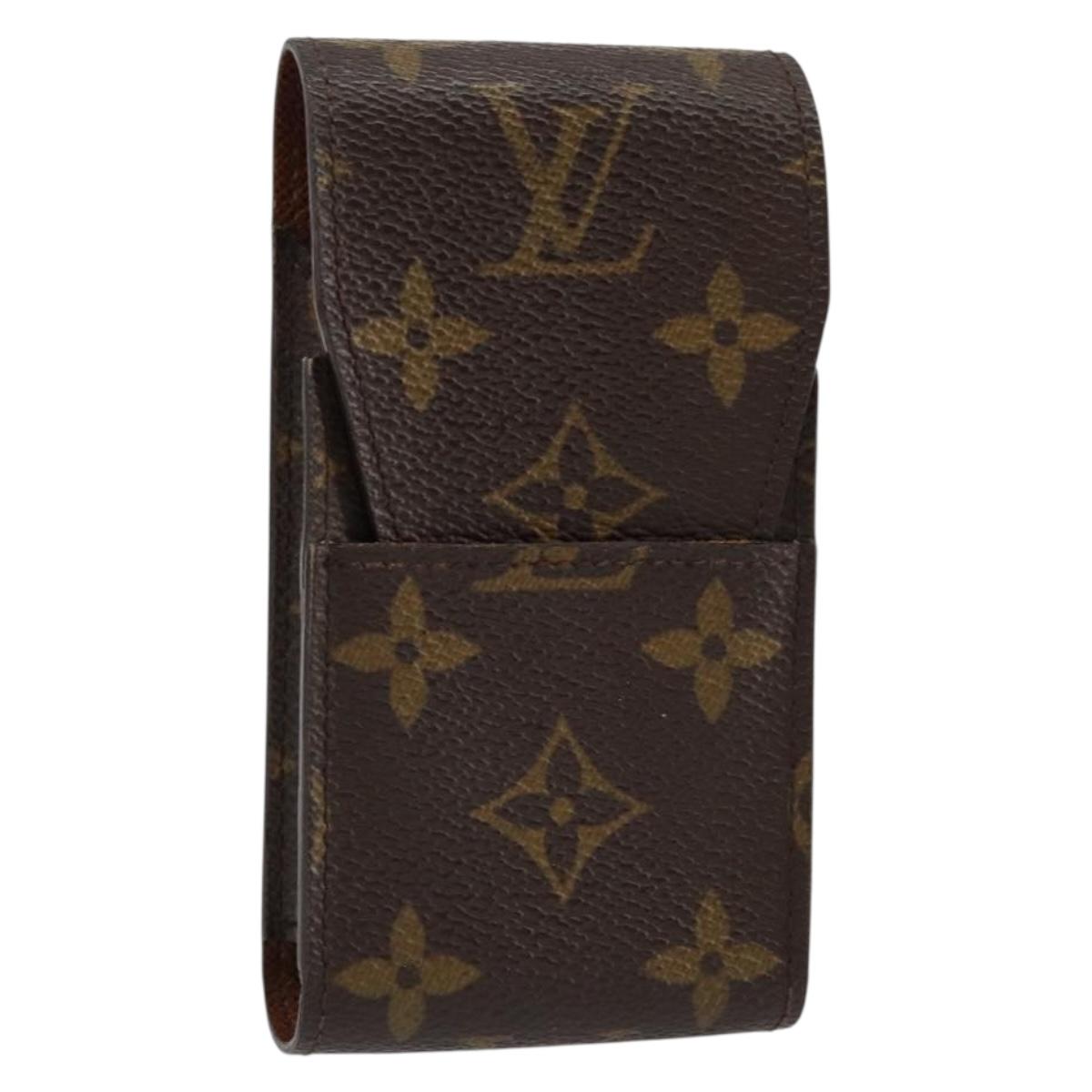 LOUIS VUITTON Monogram Etui Cigarette Case M63024 LV Auth BA8361