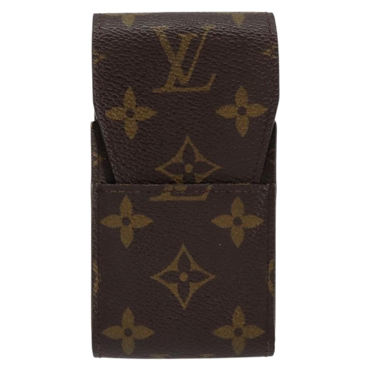 LOUIS VUITTON Monogram Etui Cigarette Case M63024 LV Auth BA8361