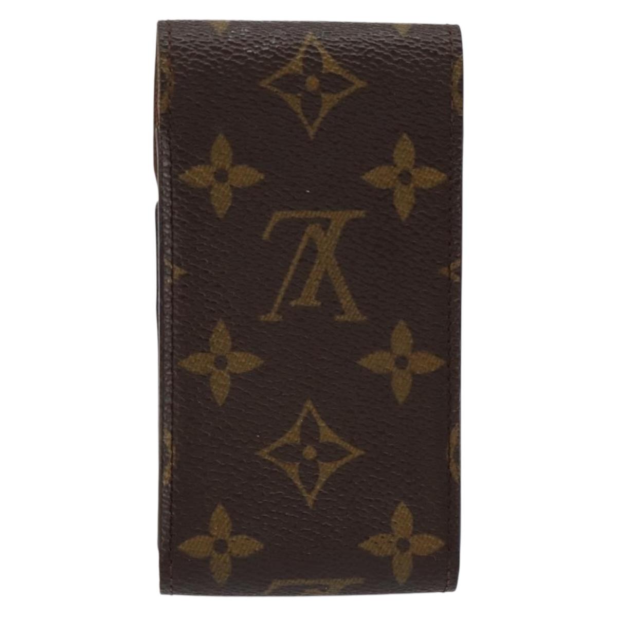 LOUIS VUITTON Monogram Etui Cigarette Case M63024 LV Auth BA8361