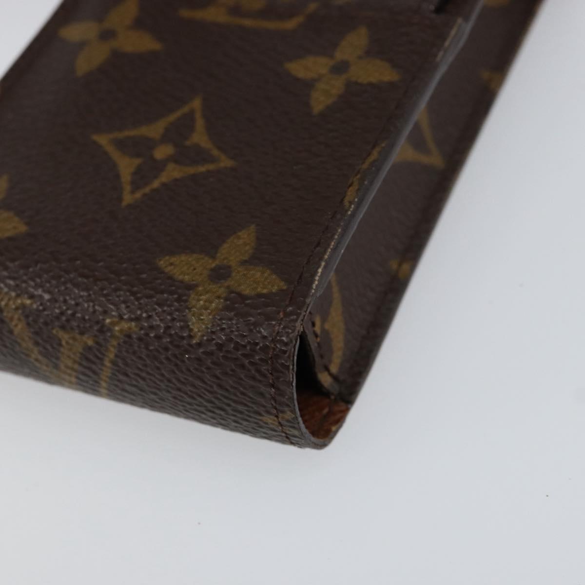 LOUIS VUITTON Monogram Etui Cigarette Case M63024 LV Auth BA8361