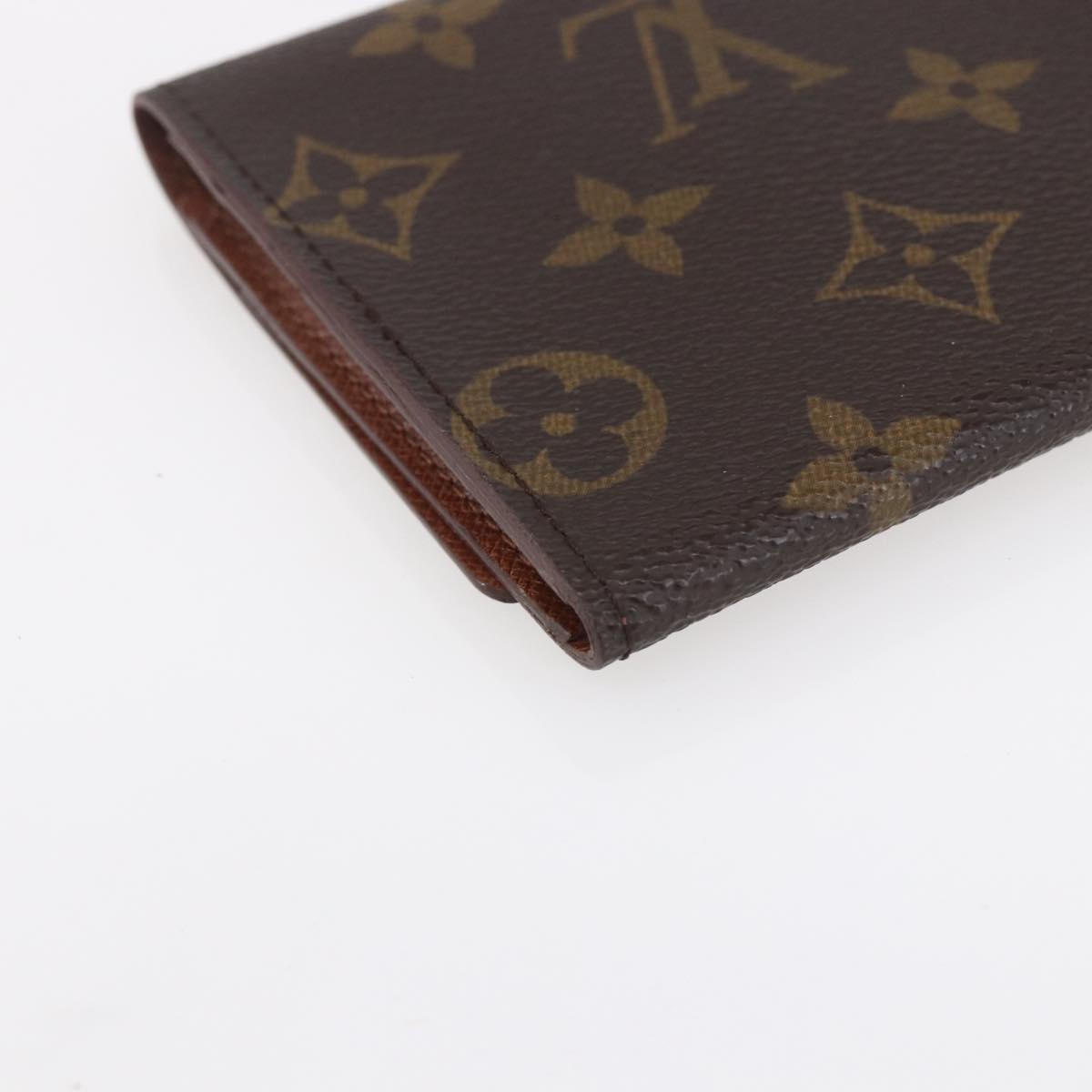 LOUIS VUITTON Monogram Porte Yen 3 Credit Long Wallet M61818 LV Auth BA8363