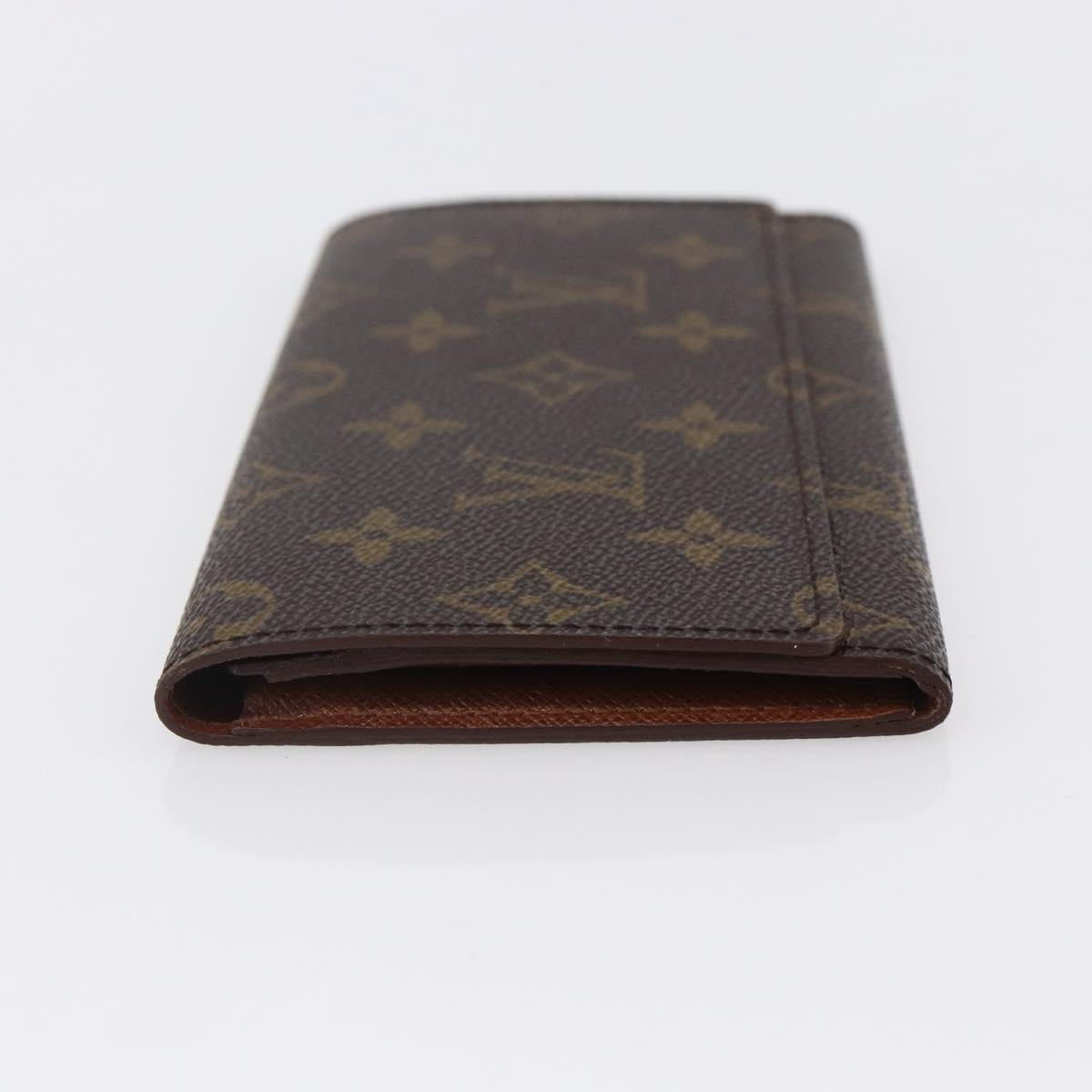 LOUIS VUITTON Monogram Porte Yen 3 Credit Long Wallet M61818 LV Auth BA8363