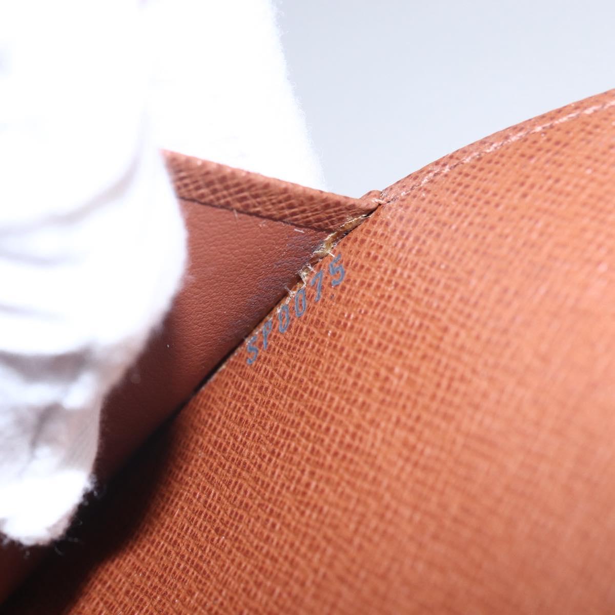 LOUIS VUITTON Monogram Agenda MM Day Planner Cover R20105 LV Auth BA8365