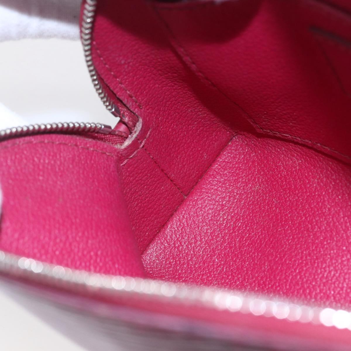 LOUIS VUITTON Epi Pochette Cosmetic PM Pouch Wine Red Grenard LV Auth BA8368