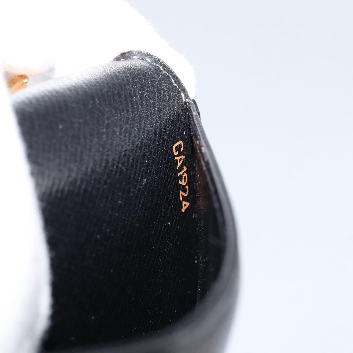 LOUIS VUITTON Epi Agenda PM Day Planner Cover Black R20052 LV Auth BA8369