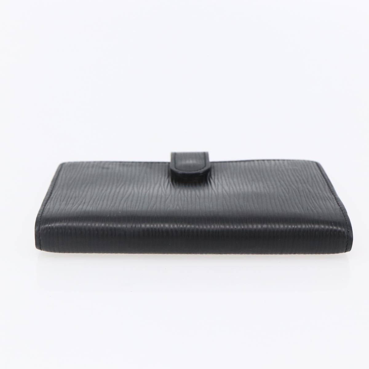 LOUIS VUITTON Epi Agenda PM Day Planner Cover Black R20052 LV Auth BA8370