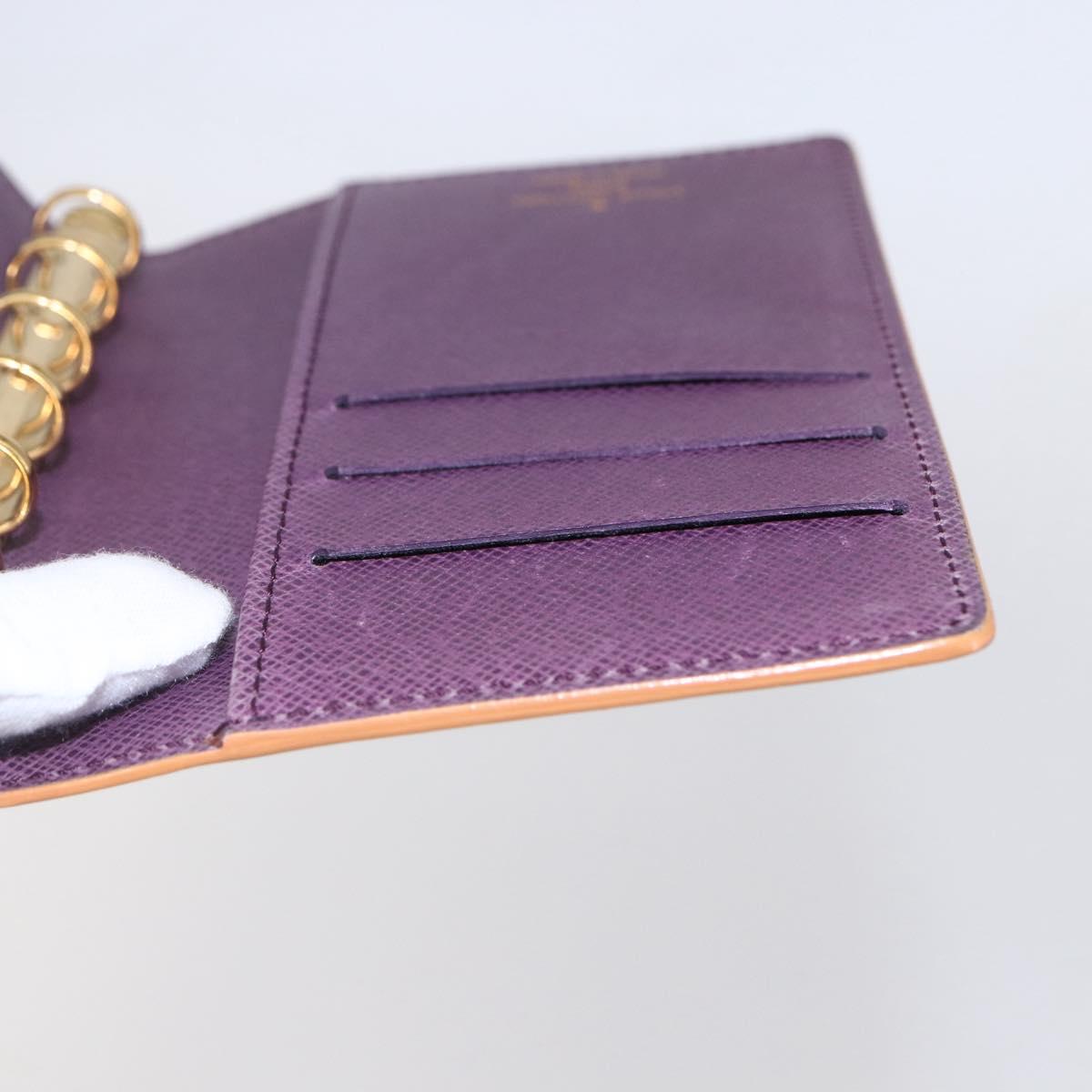 LOUIS VUITTON Epi Agenda PM Day Planner Cover Yellow R20059 LV Auth BA8372