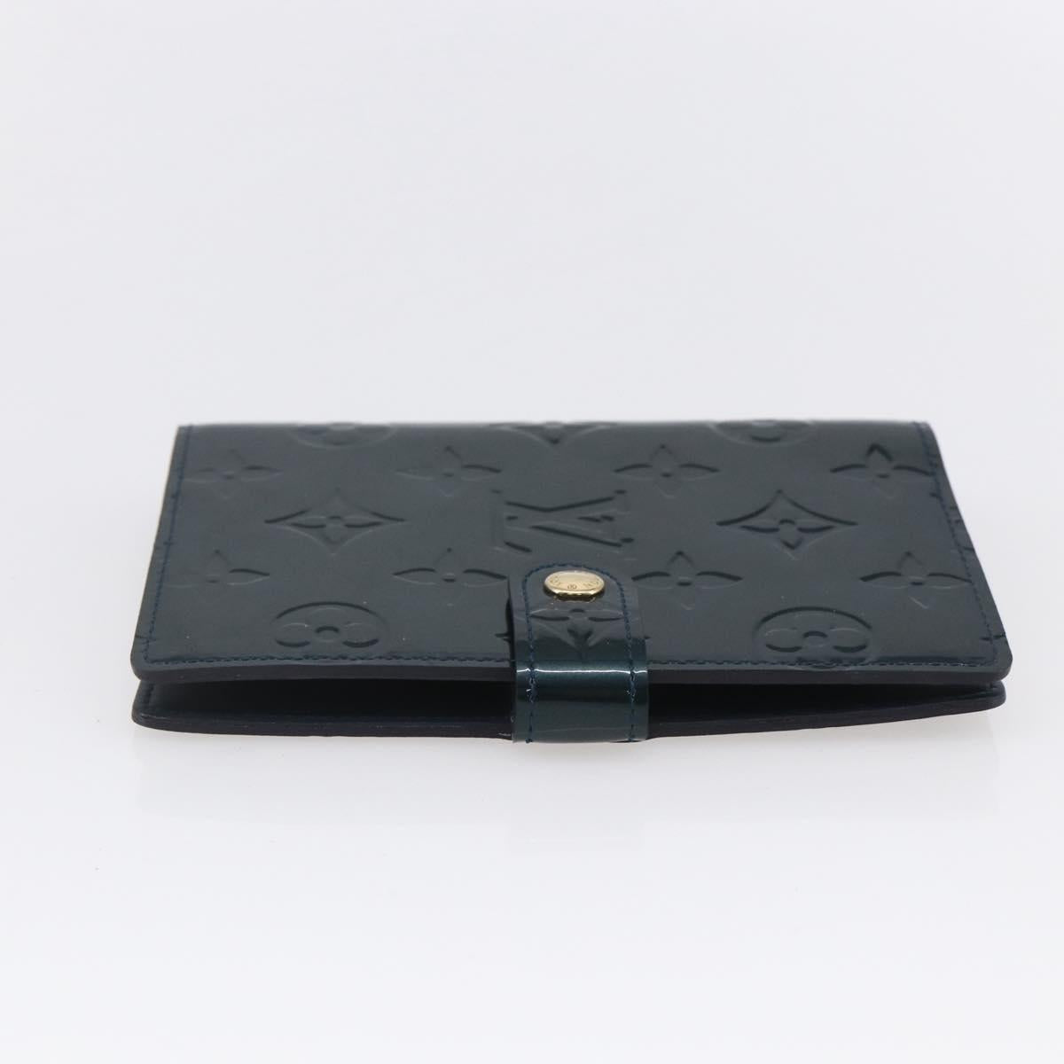 LOUIS VUITTON Vernis Agenda PM Day Planner Cover Bruny R21061 LV Auth BA8377