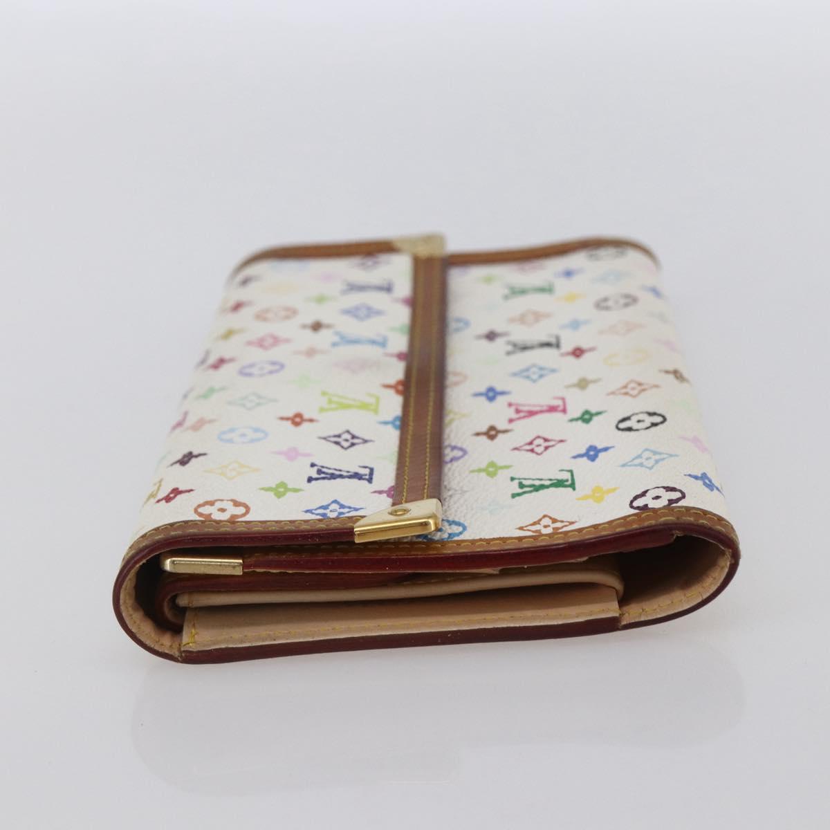 LOUIS VUITTON Multicolor Porte Tresor International Wallet M92659 Auth BA8384