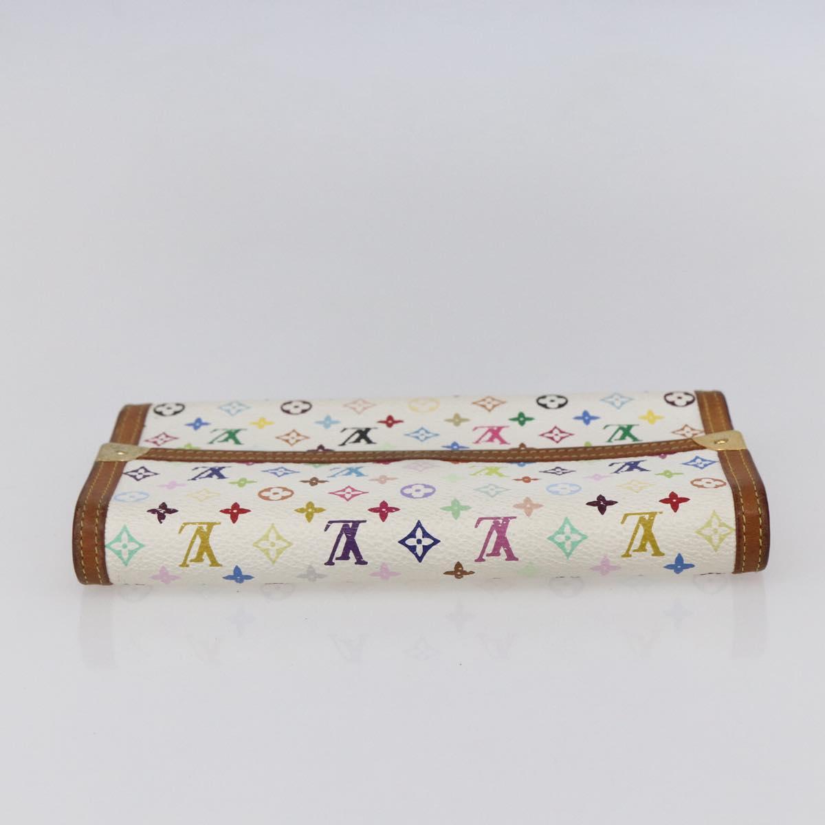 LOUIS VUITTON Multicolor Porte Tresor International Wallet M92659 Auth BA8384